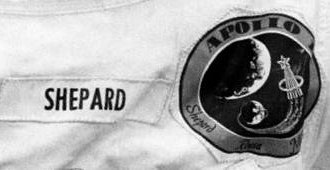 Apollo 14 beta cloth patch on suit