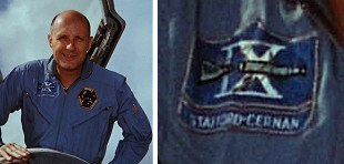 Gemini 9 patch worn by Stafford