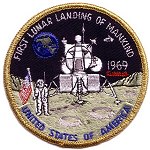 Apollo 11 First Lunar Landing of Mak=nkind AS11FLL1 patch