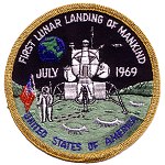 Apollo 11 First Lunar Landing of Mankinf AS11FLL2 patch