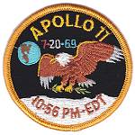Flint Model Supply Apollo 11 colored 3 inch souvenir patch