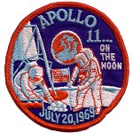 Apollo 11 On The Moon patch