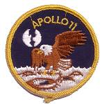 Apollo 11 3 inch souvenir patch