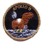 Lion Brothers or Put-Ons 3 inch souvenir Apollo 11 patch