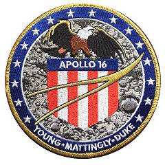 Apollo 16 modern crew patch