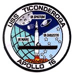 Apollo 16 recovery patch replica
