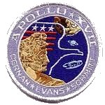 Lion Brothers plastic backed Apollo 17 patch