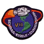 Cape Kennedy Medals 3 inch Apollo 7 patch