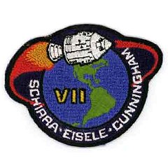 Apollo 7 crew souvenir patch