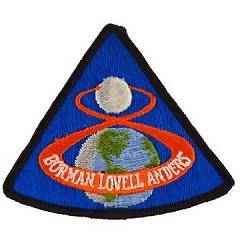 Apollo 8 3 inch crew souvenir patch