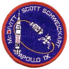 Apollo 9 crew patch variant