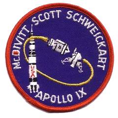 Apollo 9 crew souvenir patch