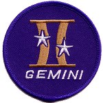 Blue Background Gemini Project variant 1 replica patch
