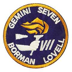 Gemini 7 crew souvenir patch