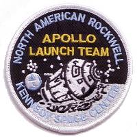 North American Rockwell Apollo Launch Team KSC replica patch