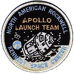 North American Rockwell Apollo Launch Team KSC patch Randy Hunt replica