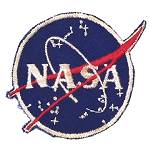 White border NASA vector patch variant 2