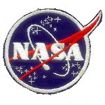 White border NASA vector patch variant 3