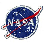 White border NASA vector patch variant 4