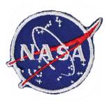 White border NASA vector patch variant 8