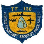 Manned Spacecraft Pacific Recovery Force TF-130 patch