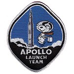 Snoopy Apollo Launch Team Randy Hunt reproduction patch