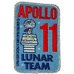 Snoopy Apollo 11 Lunar Team 25 Randy Hunt reproduction patch
