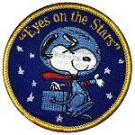 Snoopy Eyes on the Stars Randy Hunt reproduction patch