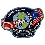 Swissartex later one piece STS-51D patch