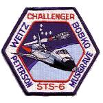 Cape Kennedy Medals STS-6 patch